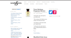 Desktop Screenshot of notablescents.net